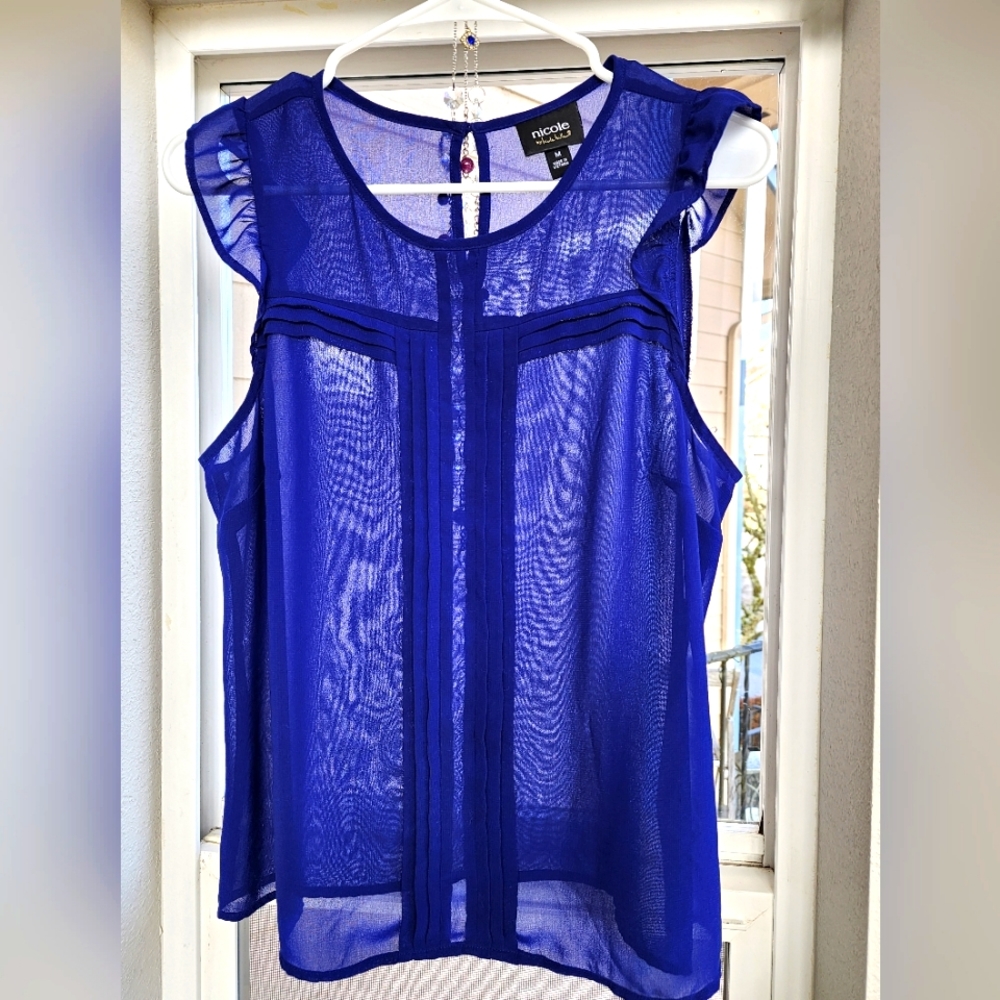 Sheer Blue Shirt
